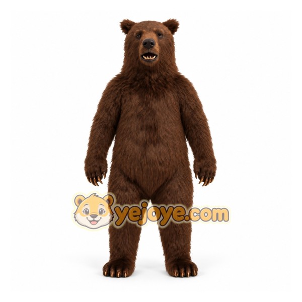 Brown Bear Mascot Costume