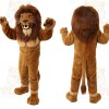 Brown Tan Lion Mascot Costume