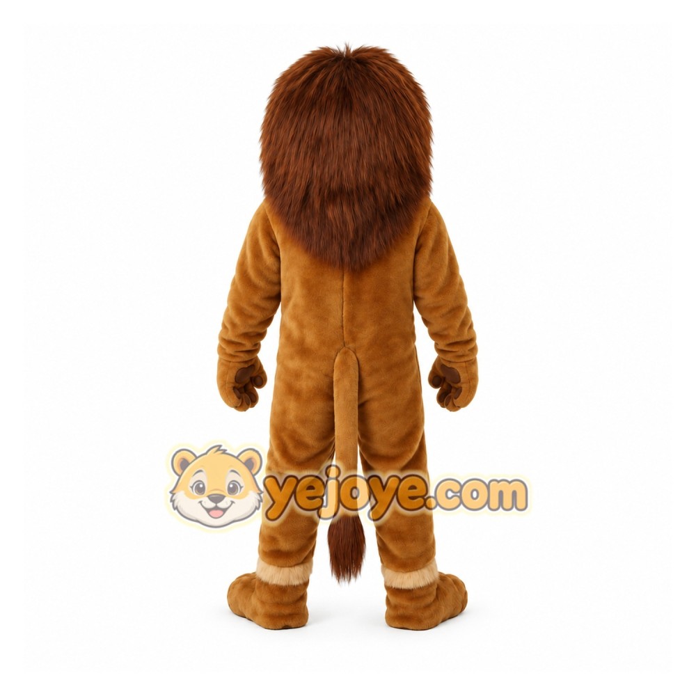 Brown Tan Lion Mascot Costume Brown Tan Lion Mascot Costume