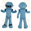 Light Blue Black Robot Mascot Costume