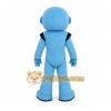 Light Blue Black Robot Mascot Costume
