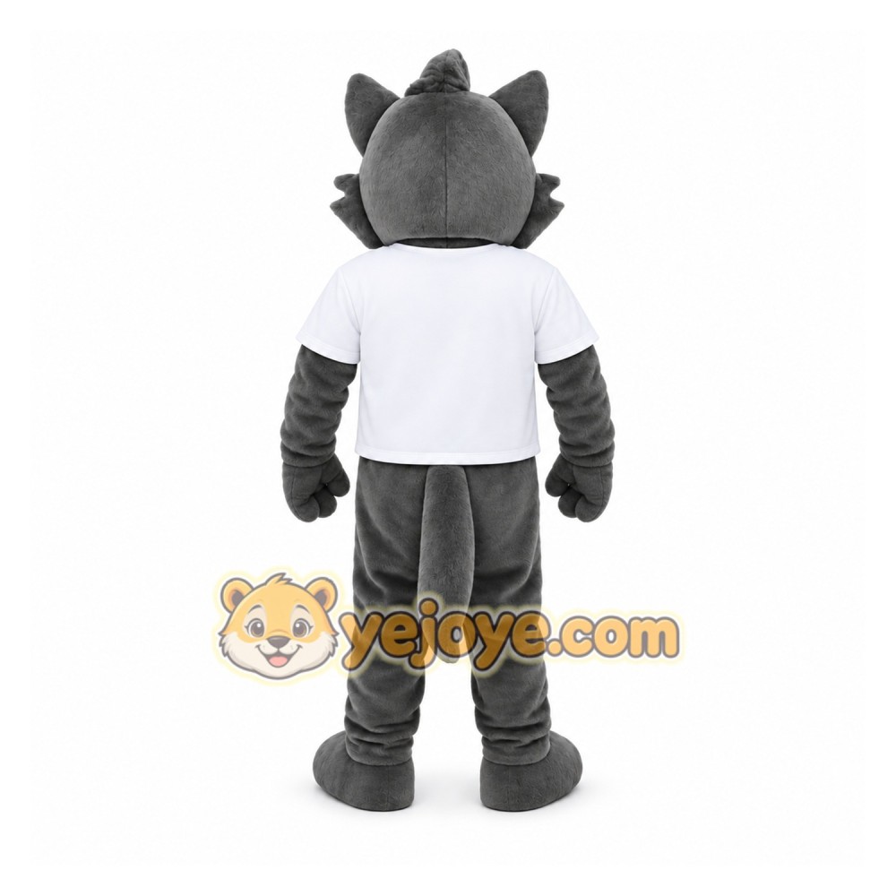 Gray White Husky Dog Mascot Costume Gray White Husky Dog Mascot Costume