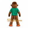 Brown Green Orange Buffalo Mascot Costume Brown Green Orange Buffalo Mascot Costume