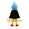 Blue Yellow Water Drop Superhero Mascot Costume