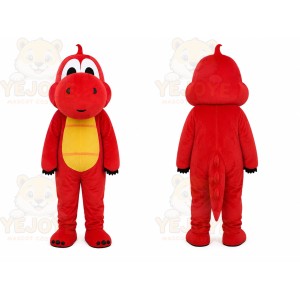 Red Dragon Mascot Costume