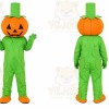 Pumpkin Farmer Mascot Costume