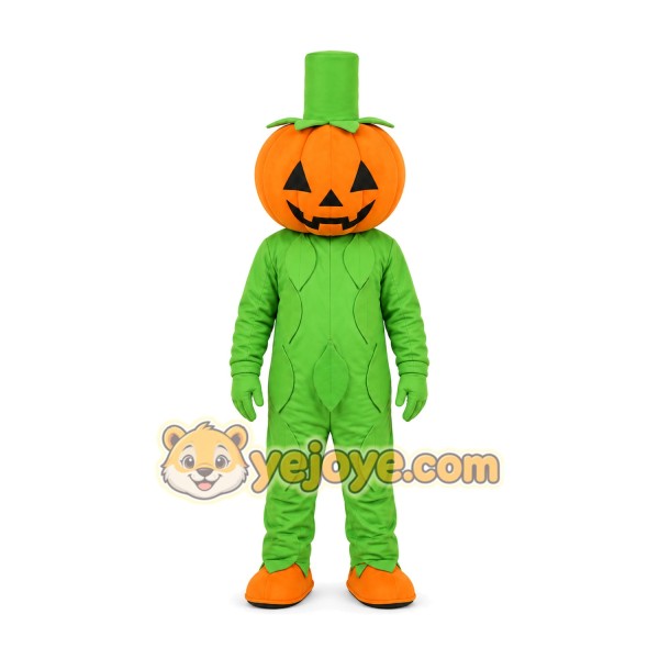 Pumpkin Farmer Mascot Costume Pumpkin Farmer Mascot Costume