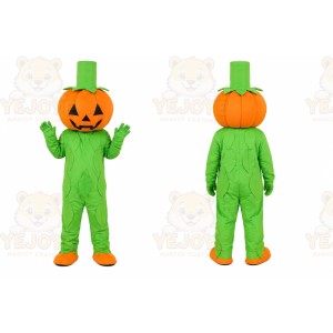 Pumpkin Farmer Mascot Costume