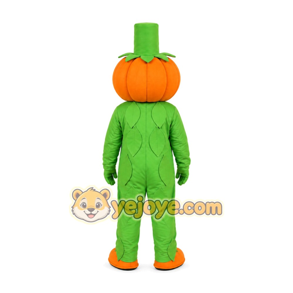 Pumpkin Farmer Mascot Costume Pumpkin Farmer Mascot Costume