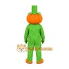 Pumpkin Farmer Mascot Costume Pumpkin Farmer Mascot Costume