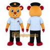 Orange Tiger Boy Mascot Costume Orange Tiger Boy Mascot Costume