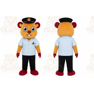 Orange Tiger Boy Mascot Costume