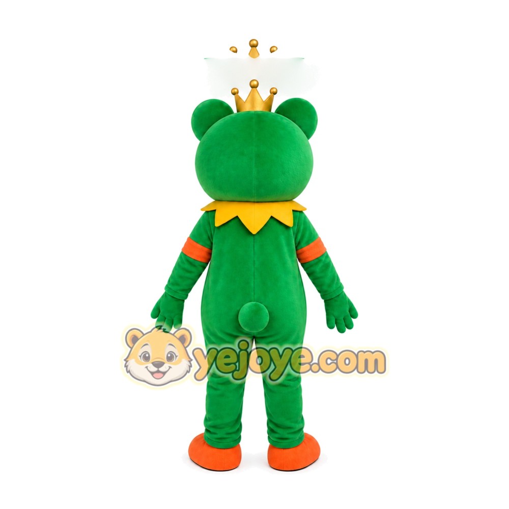 Green Frog Princess Mascot Costume Green Frog Princess Mascot Costume