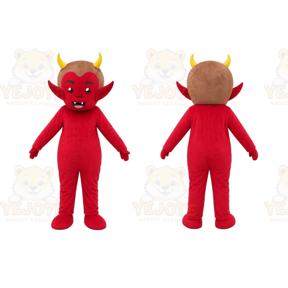 Red Devil Mascot Costume