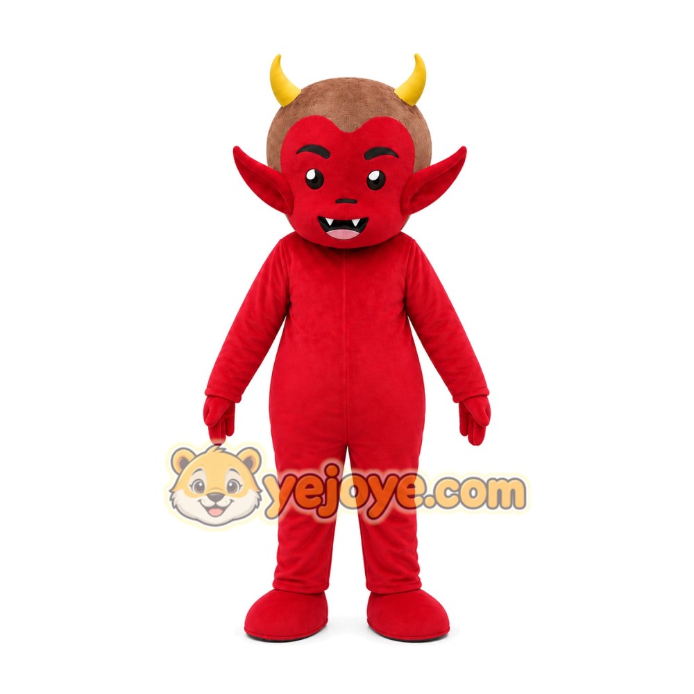 Red Devil Mascot Costume