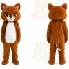 Brown Fox Mascot Costume