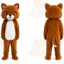 Brown Fox Mascot Costume
