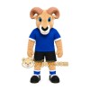 Tan Ram Sports Mascot Costume Tan Ram Sports Mascot Costume