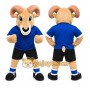 Tan Ram Sports Mascot Costume