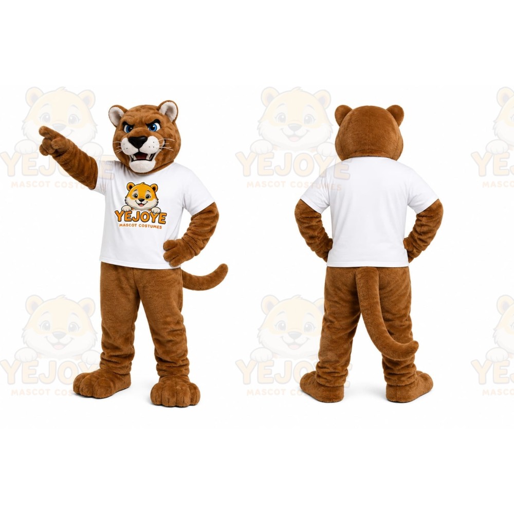 Brown Kangaroo Shirt Mascot Costume