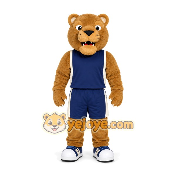 Brown Bear Sports Mascot Costume