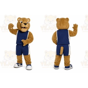 Brown Bear Sports Mascot Costume