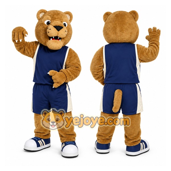 Brown Bear Sports Mascot Costume