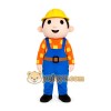 Builder Boy Mascot Costume Builder Boy Mascot Costume