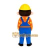 Builder Boy Mascot Costume Builder Boy Mascot Costume