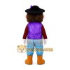 Purple Pirate Boy Mascot Costume Purple Pirate Boy Mascot Costume