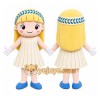 Blonde Doll Mascot Costume Blonde Doll Mascot Costume