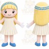 Blonde Doll Mascot Costume