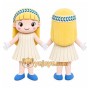 Blonde Doll Mascot Costume