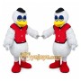Gray Duck Mascot Costume