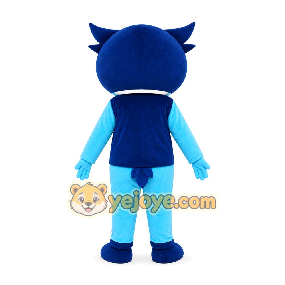 Blue Owl Mascot Costume Blue Owl Mascot Costume