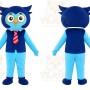 Blue Owl Mascot Costume