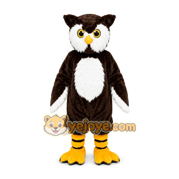 Black Owl Mascot Costume