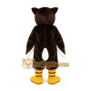 Black Owl Mascot Costume Black Owl Mascot Costume