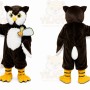 Black Owl Mascot Costume