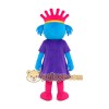 Blue Hair Girl Mascot Costume Blue Hair Girl Mascot Costume