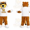 White Leopard Sports Mascot Costume