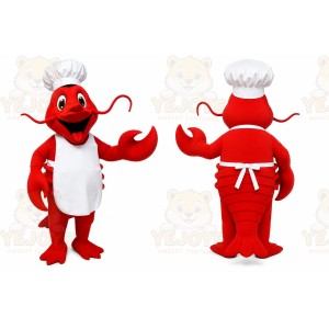 Chef Lobster Mascot Costume