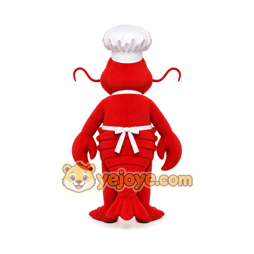 Chef Lobster Mascot Costume Chef Lobster Mascot Costume