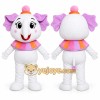 White Unicorn Mascot Costume White Unicorn Mascot Costume