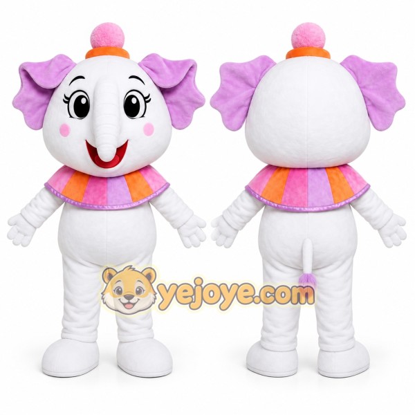 White Unicorn Mascot Costume