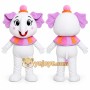 White Unicorn Mascot Costume
