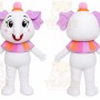 White Unicorn Mascot Costume