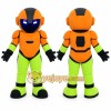 Orange Robot Mascot Costume Orange Robot Mascot Costume