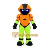 Orange Robot Mascot Costume Orange Robot Mascot Costume