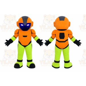 Orange Robot Mascot Costume